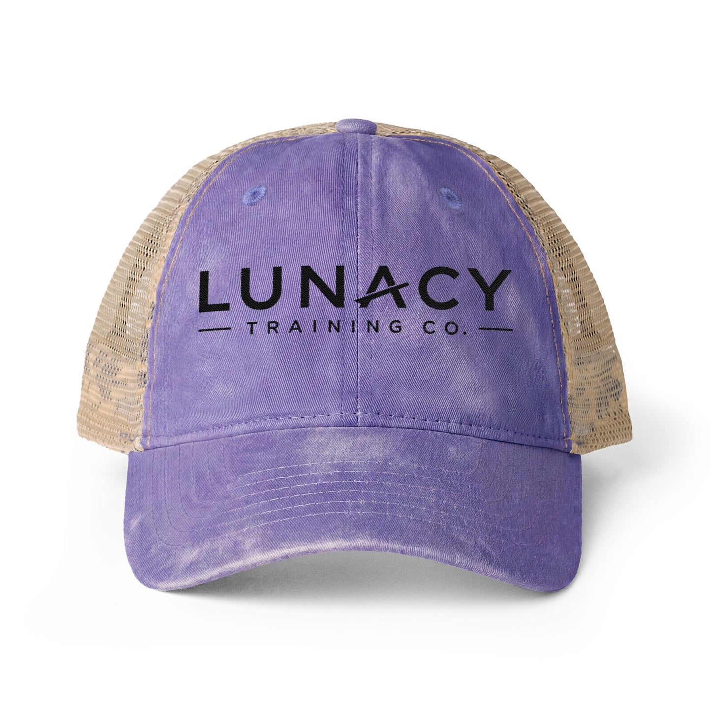 Lunacy Rebrand Black Women's Washed Mesh-Back Cap