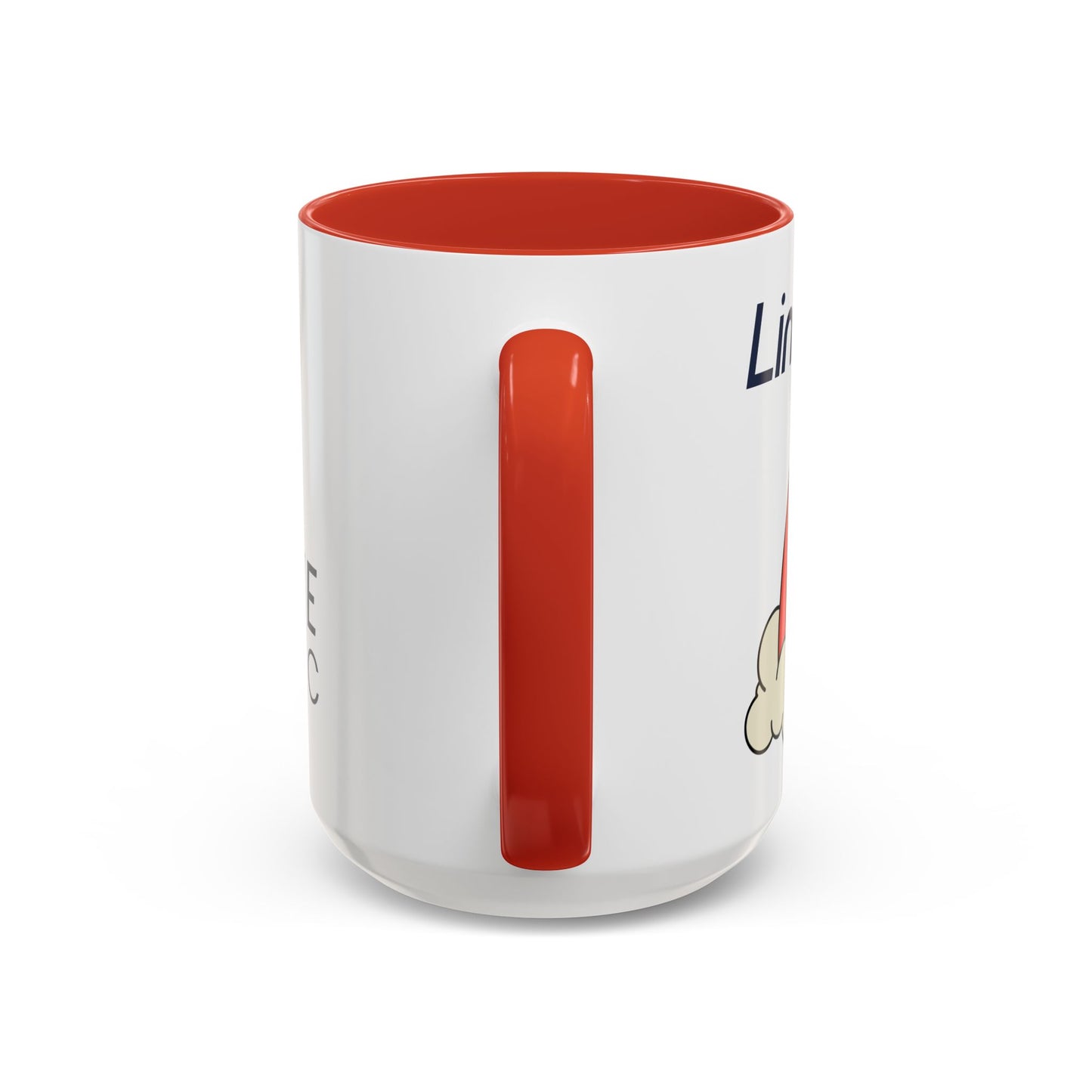 Personalized Rainbow Accent Coffee Mug