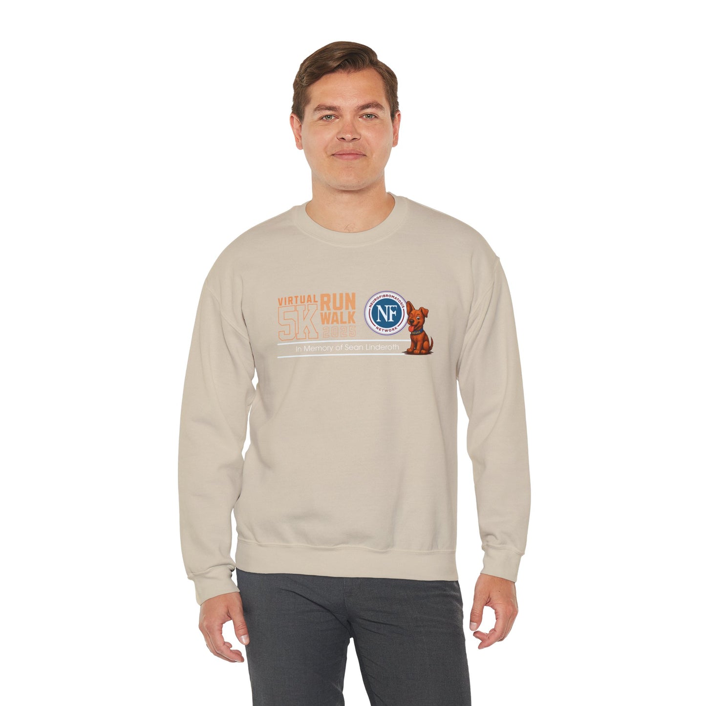 NF Virtual 5K Run/Walk Crewneck Sweatshirt — In Memory of Sean