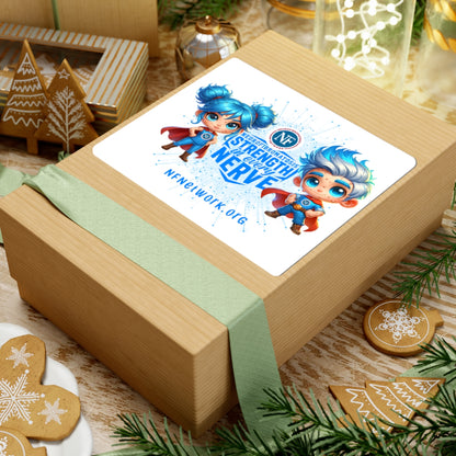 NF Strong Superhero Sticker