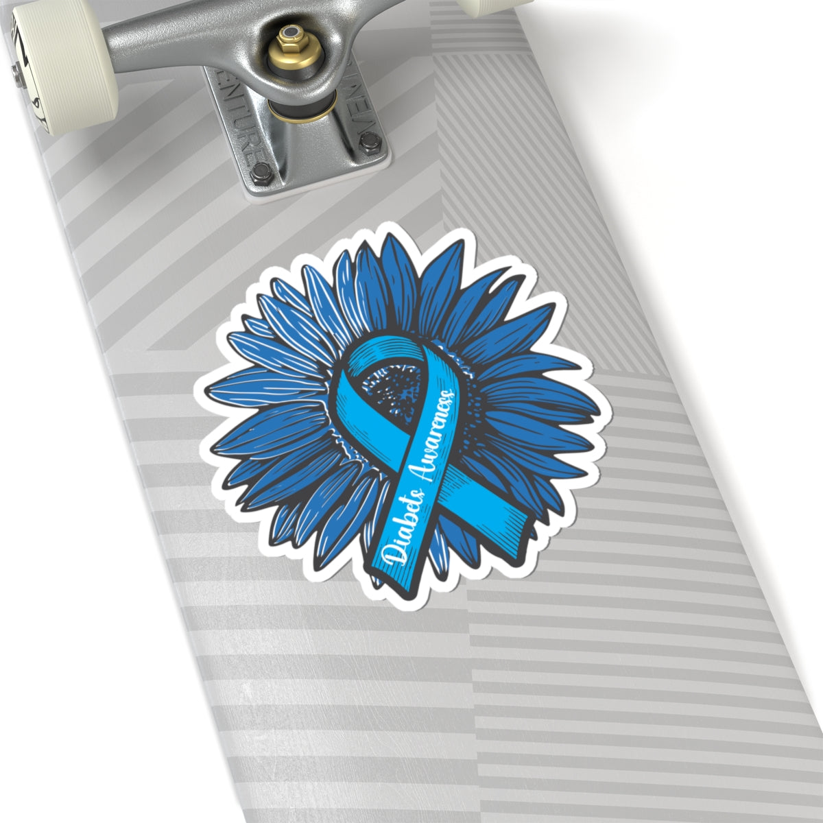 Diabetes Awareness Sunflower Sticker