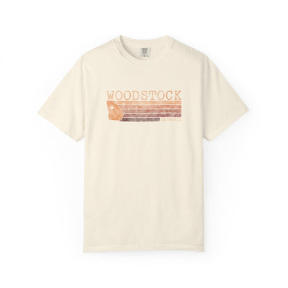 Woodstock Georgia Boho "Band of Colors" T-Shirt