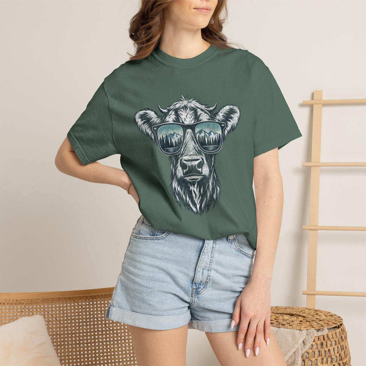 Shaded Cow Graphic Tee