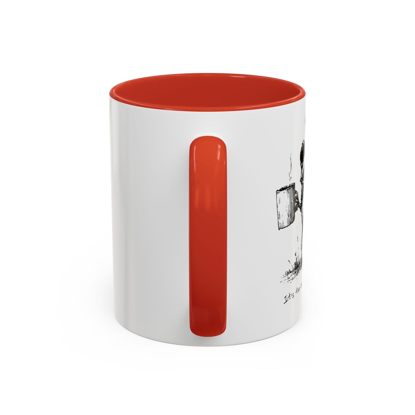 Funny Frog Coffee Mug — "Hop Off. It's Too Early for Nonsense"