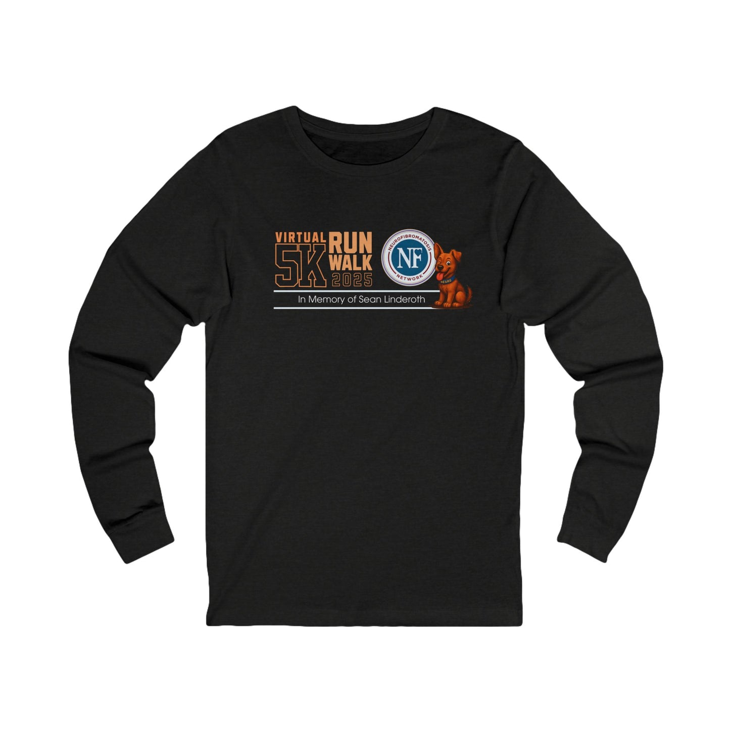 Virtual Run/Walk 5K Long Sleeve Tee — NF Strong for Sean
