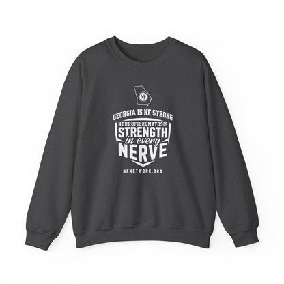 Crewneck Sweatshirt — "Strength in Every Nerve" Georgia Neurofibromatosis Awareness