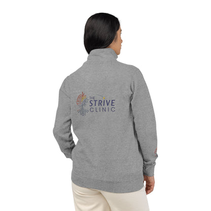Cotton Heritage Embroidered Quarte Zip Fleece Pullover  - Strive