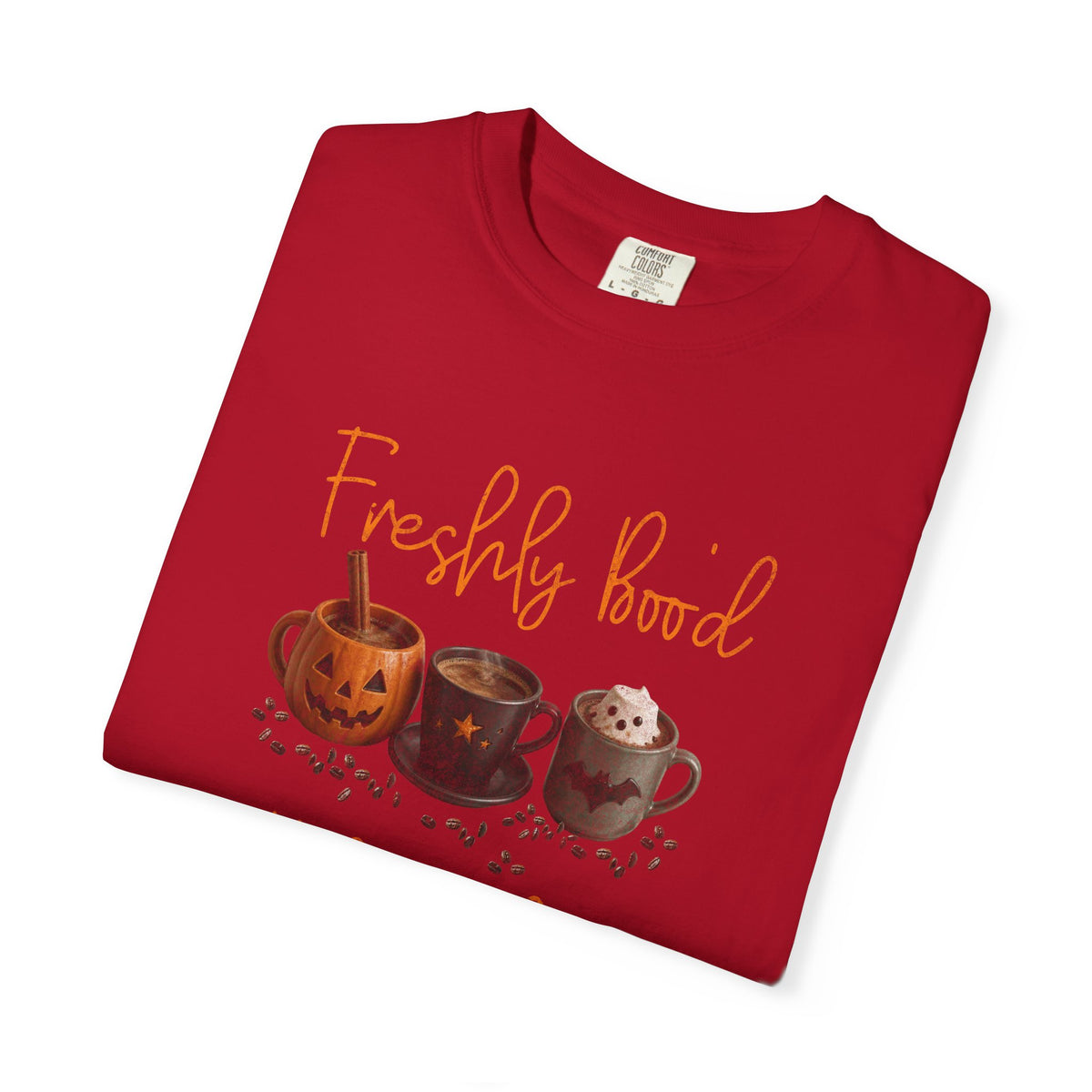 Freshly Brewed Scream & Sugar Coffee Halloween T-Shirt