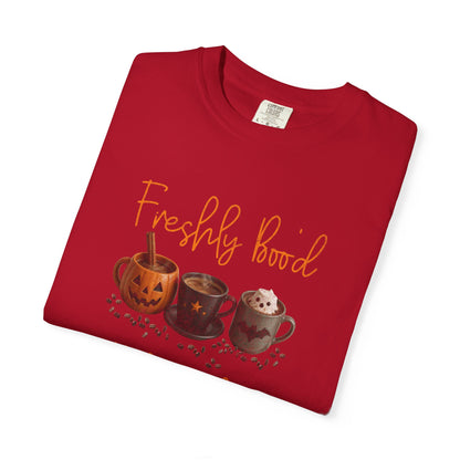 Freshly Brewed Scream & Sugar Coffee Halloween T-Shirt