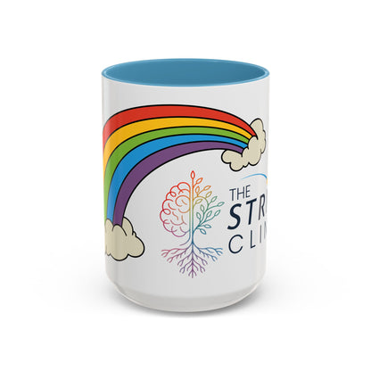 Personalized Rainbow Accent Coffee Mug