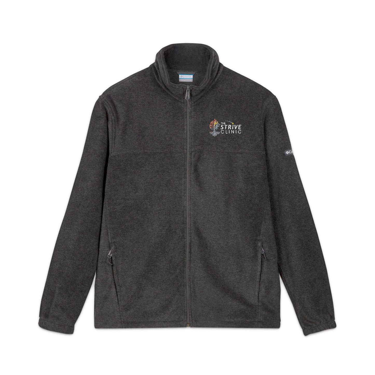 Embroidered Columbia Fleece Jacket - Strive Clinic