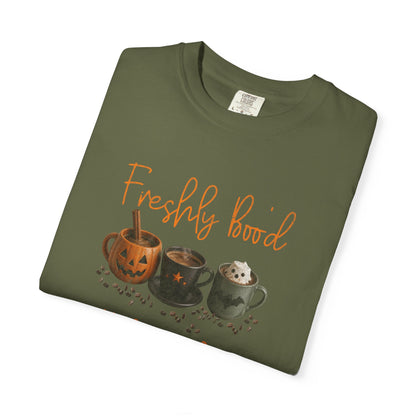 Freshly Brewed Scream & Sugar Coffee Halloween T-Shirt