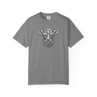 Rustic Fall Cow Cozy Tee
