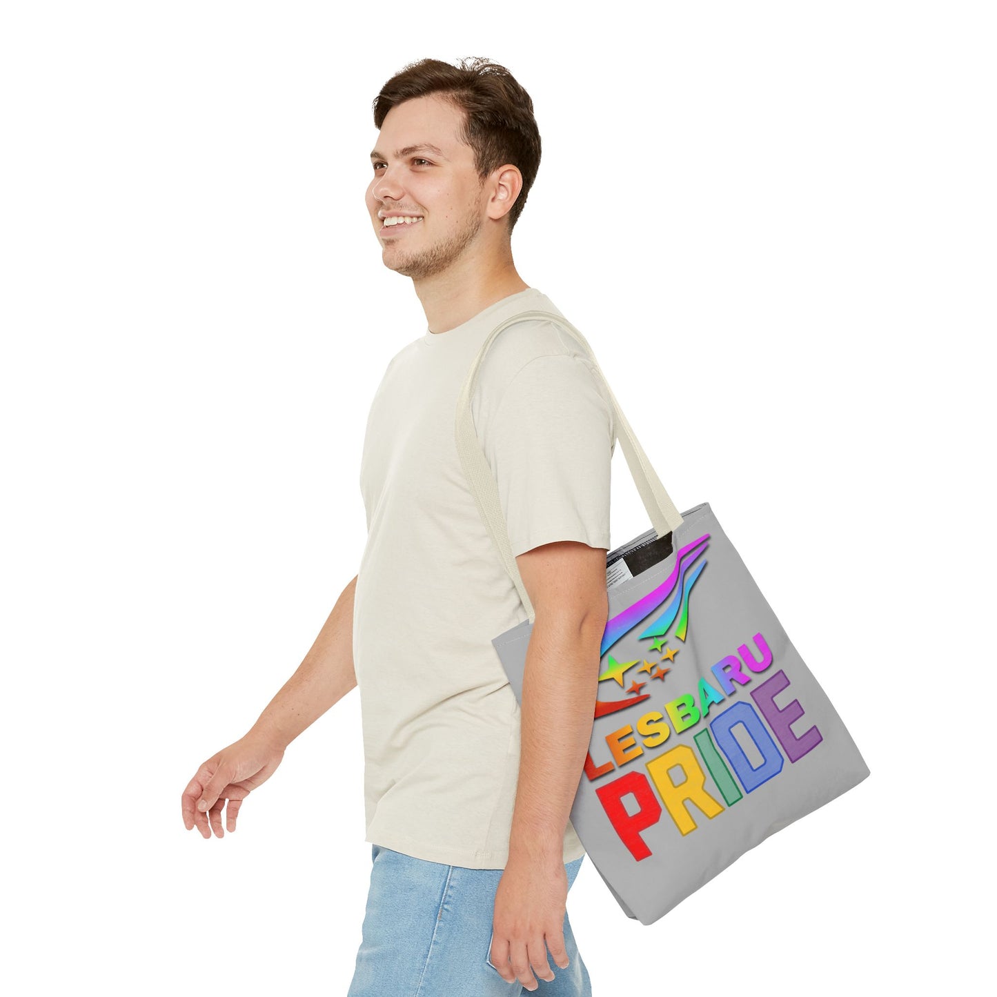 Lesbaru Pride Tote Bag, Subaru Lover, Lesbian, Reusable Bag, LGBT Rainbow Flag, LGBTQ Pride, Grocery Bag, Market Tote, Eco-Friendly