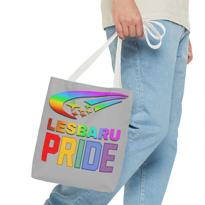 Lesbaru Pride Tote Bag, Subaru Lover, Lesbian, Reusable Bag, LGBT Rainbow Flag, LGBTQ Pride, Grocery Bag, Market Tote, Eco-Friendly
