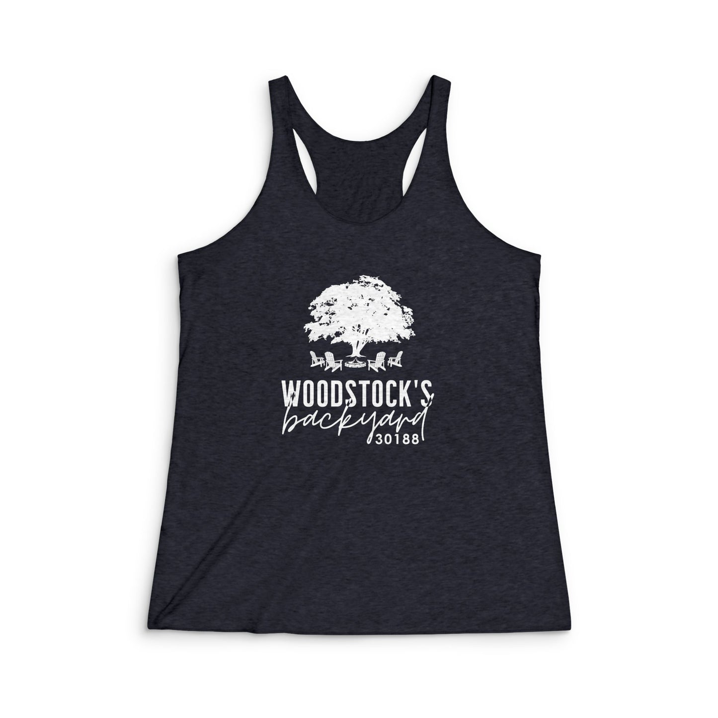 Woodstock Backyard Racerback Tank