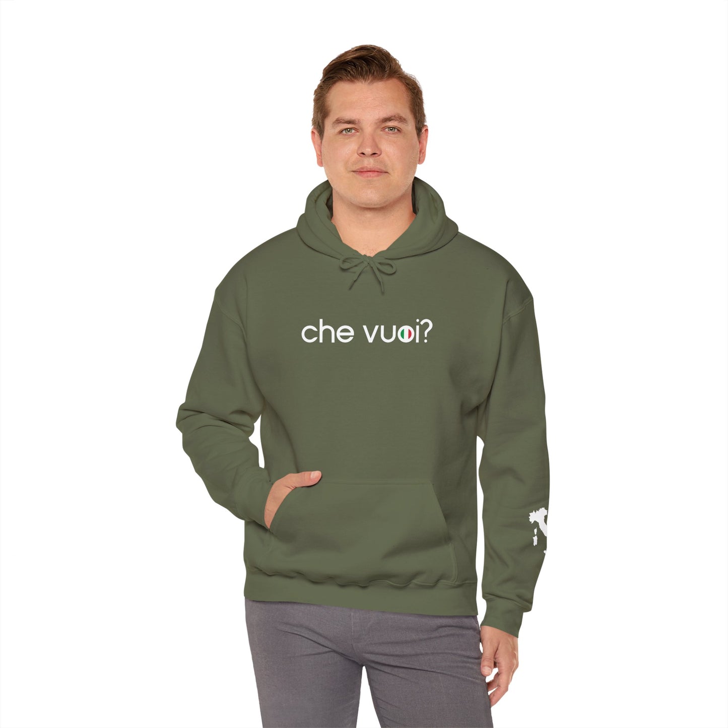 Map of Italy 'Che Vuoi Unisex Hoodie