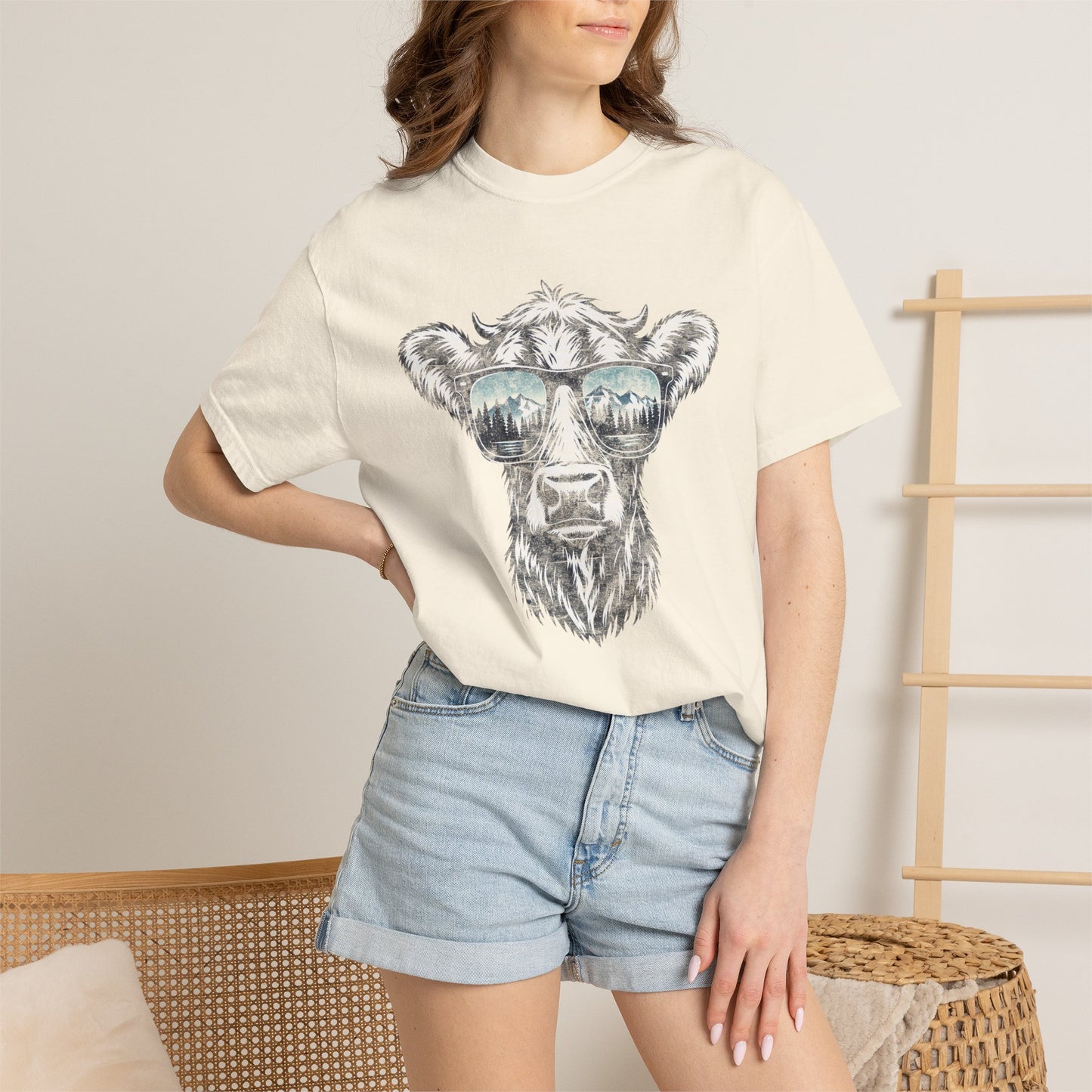 Shaded Cow Graphic Tee