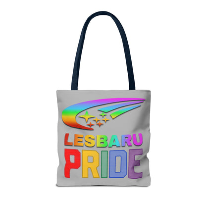 Lesbaru Pride Tote Bag, Subaru Lover, Lesbian, Reusable Bag, LGBT Rainbow Flag, LGBTQ Pride, Grocery Bag, Market Tote, Eco-Friendly