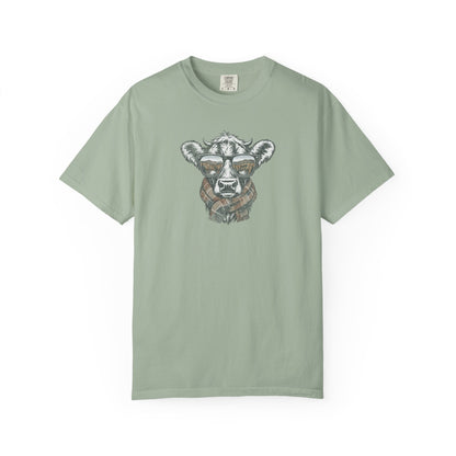 Rustic Fall Cow Cozy Tee