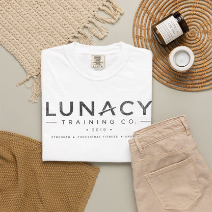 Lunacy Training Co. Logo T-Shirt — Vintage Fitness Tee