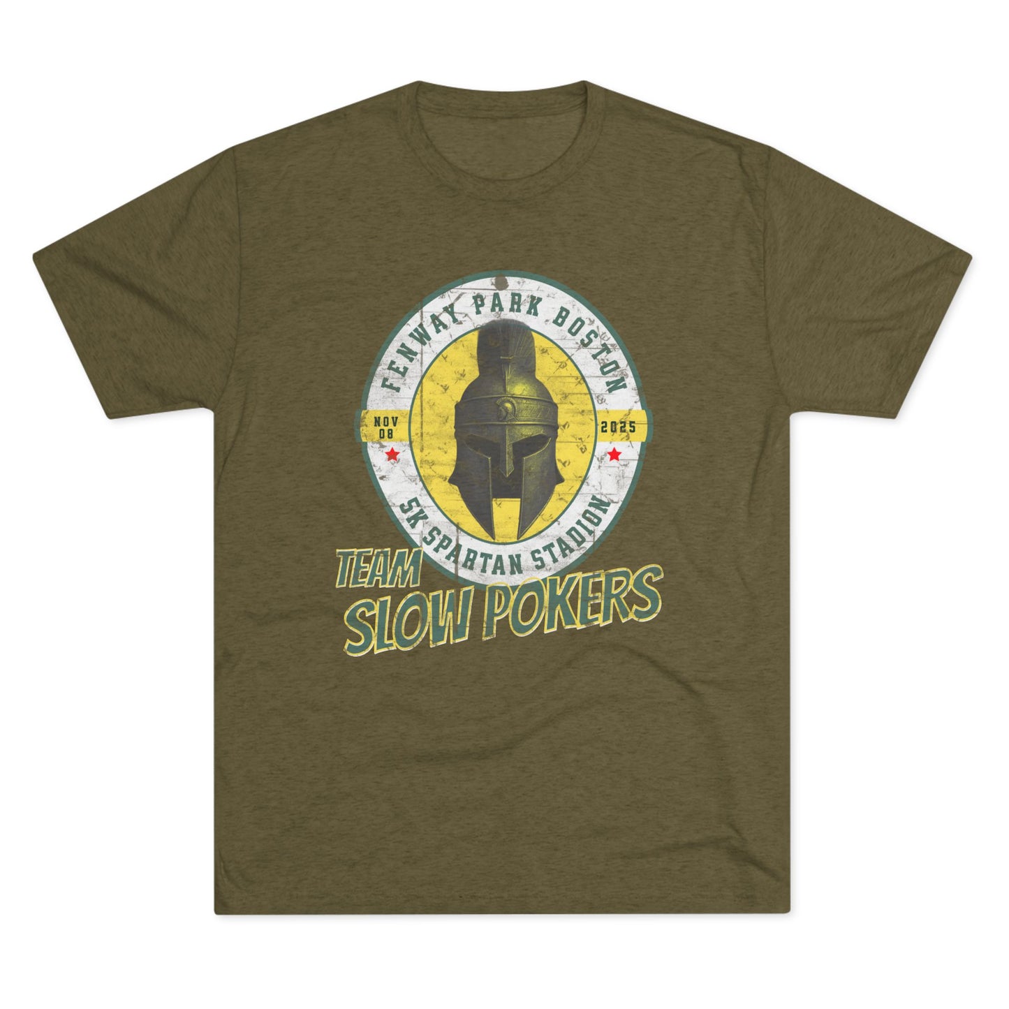 Spartan Slow Pokers Race Tee | Front Only Print