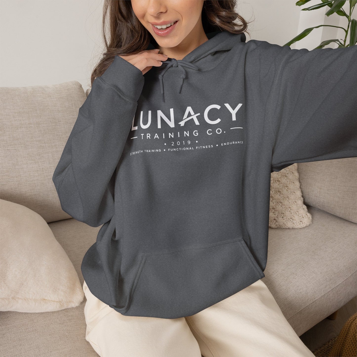Lunacy Training Co. Logo Hoodie — Front Print