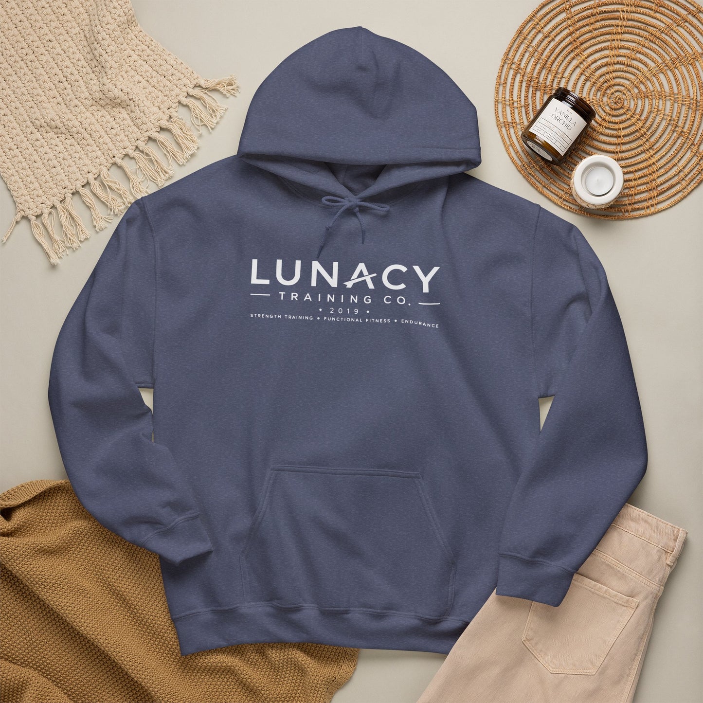 Lunacy Training Co. Logo Hoodie — Front Print