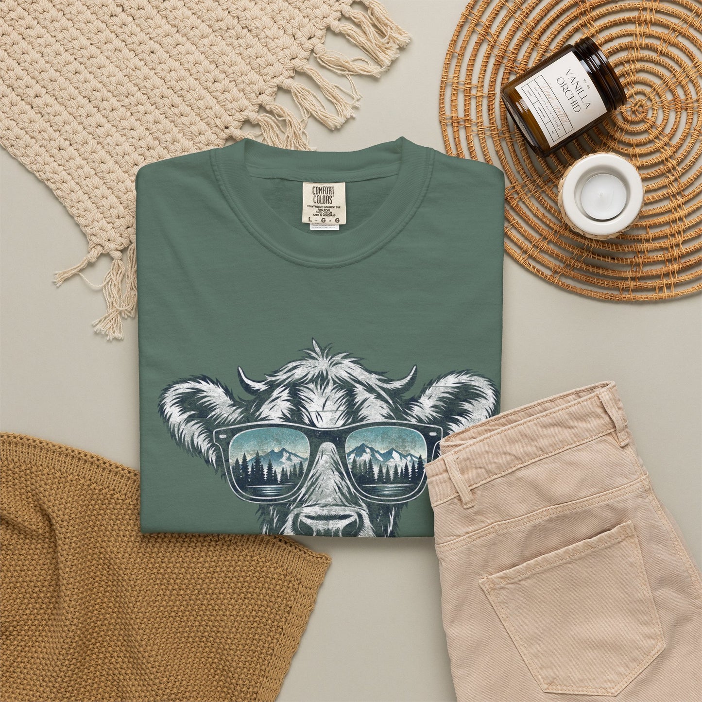 Shaded Cow Graphic Tee
