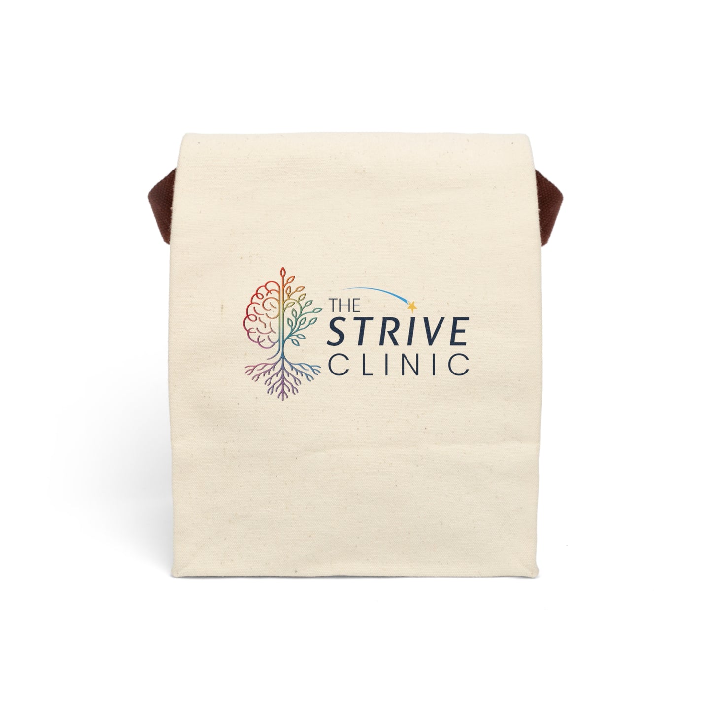 Eco-Friendly Canvas Lunch Bag with Strap - Strive Clinic