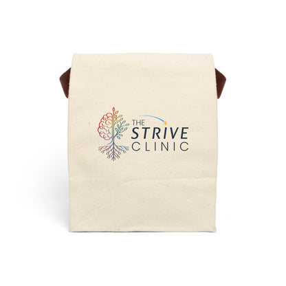Eco-Friendly Canvas Lunch Bag with Strap - Strive Clinic
