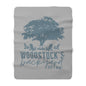 Woodstock's Backyard Sherpa Fleece Blanket