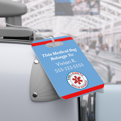 Medical Alert Luggage Tag — Personalized