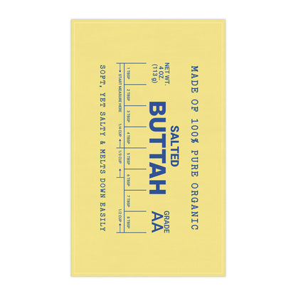 Salted Butter Tea Towels, Kitchen Decor with a hint of chef humor, Funny baking hand towel
