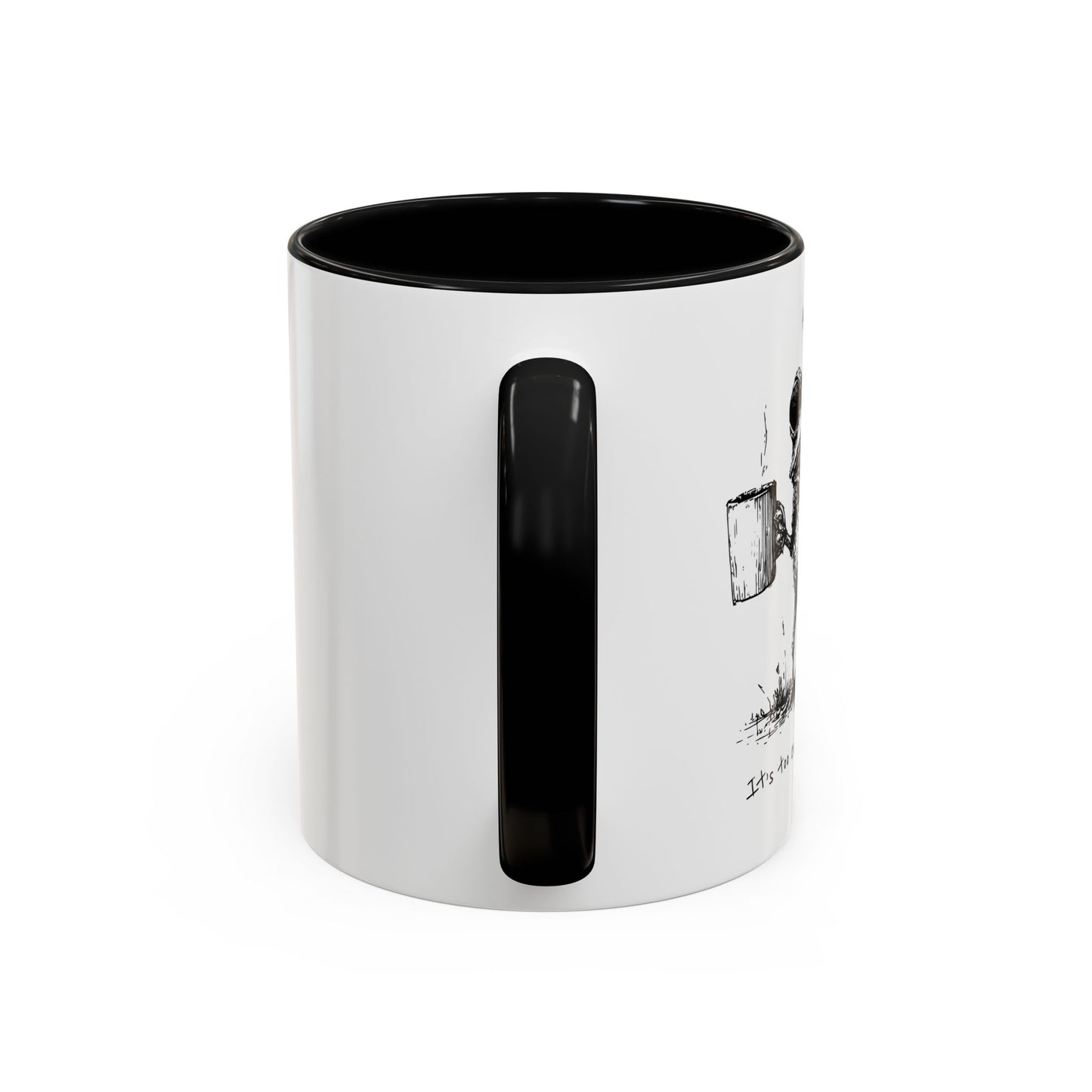 Funny Frog Coffee Mug — "Hop Off. It's Too Early for Nonsense"