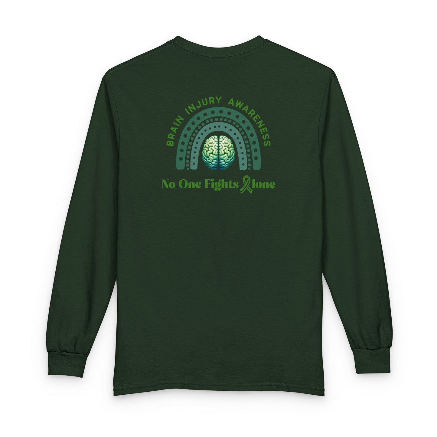 Strive Brain Injury Awareness Long Sleeve - Front & Back Design