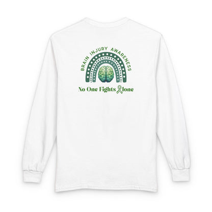 Strive Brain Injury Awareness Long Sleeve - Front & Back Design