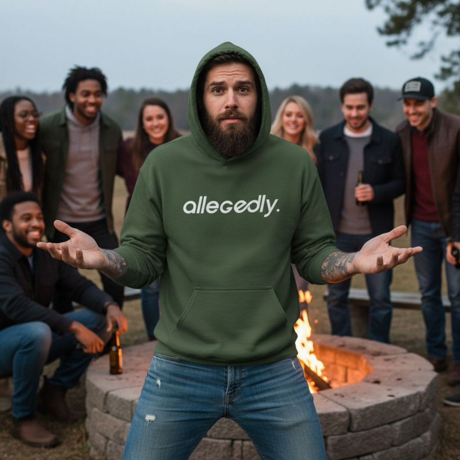 Allegedly Hoodie True Crime Gildan Sweatshirt