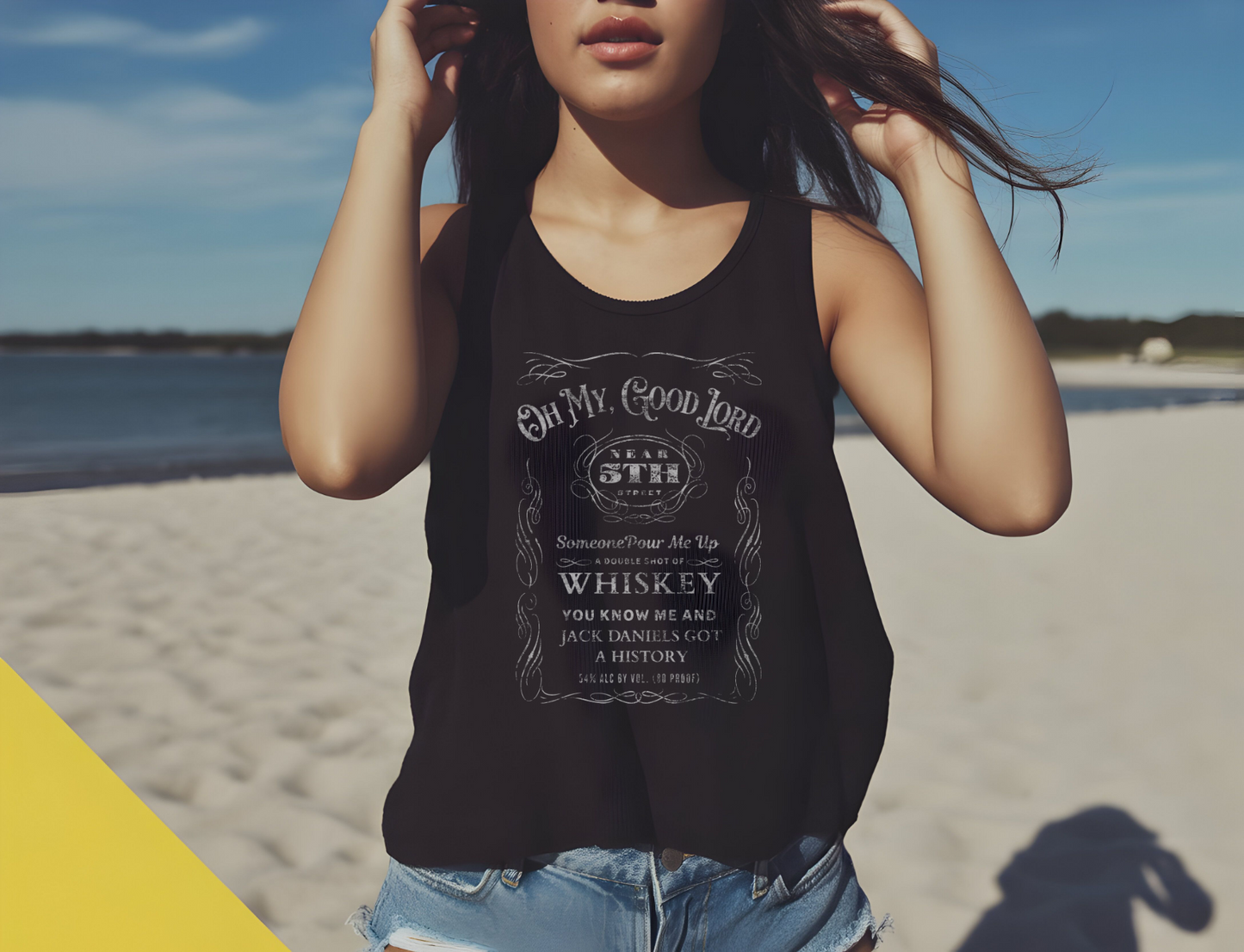 Bar Song Unisex garment-dyed tank top