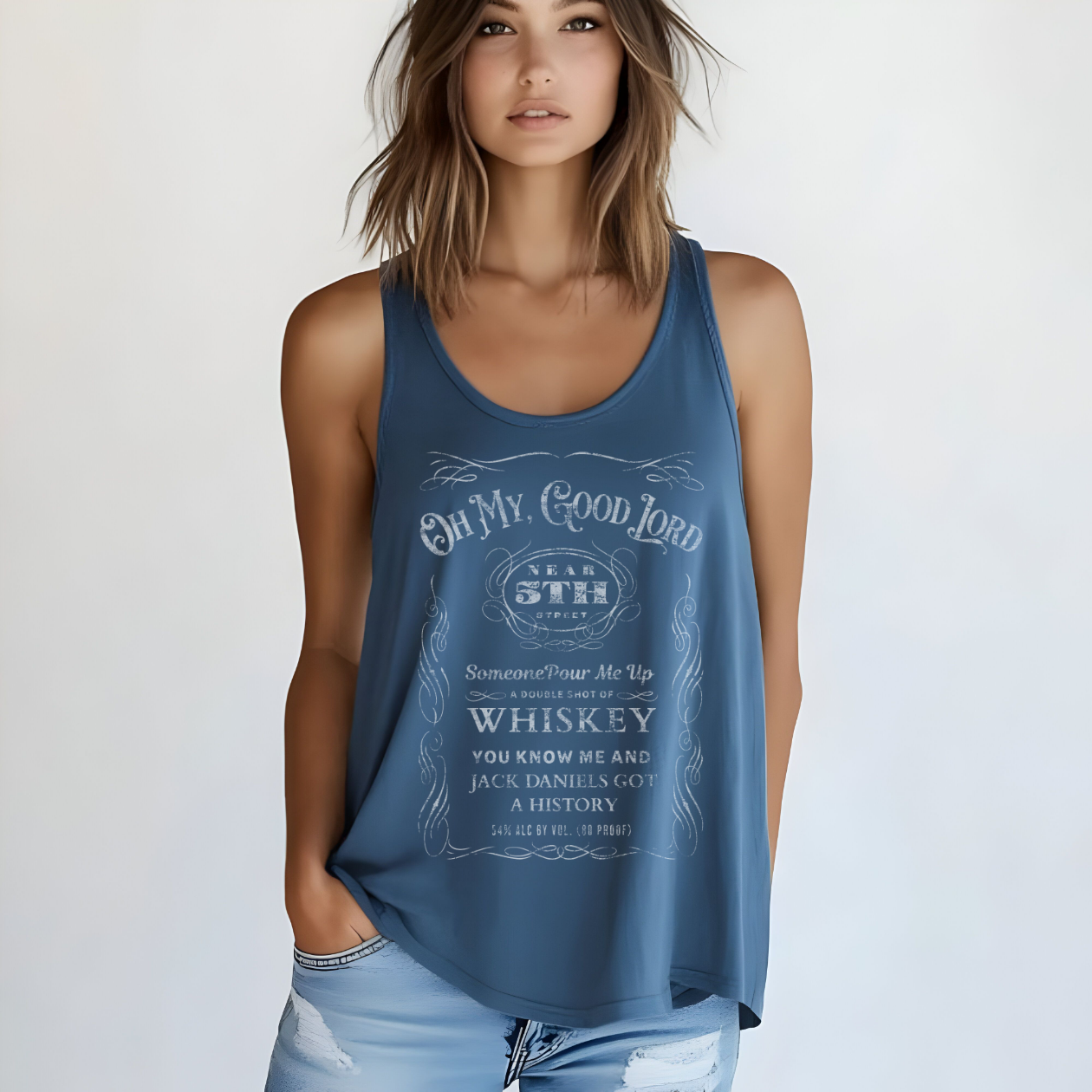 Bar Song Unisex garment-dyed tank top