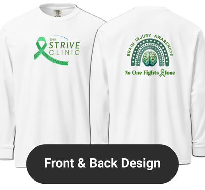 Strive Brain Injury Awareness Long Sleeve - Front & Back Design