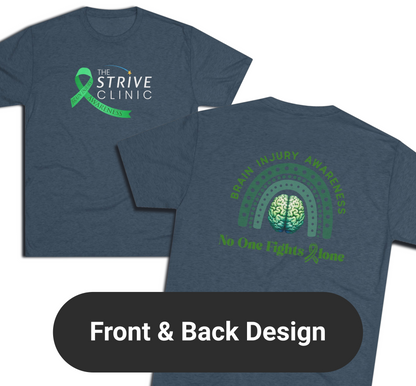 Strive Brain Injury Awareness Tee - Front & Back Design