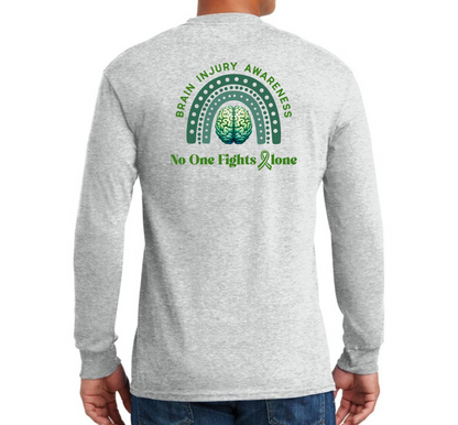 Strive Brain Injury Awareness Long Sleeve - Front & Back Design