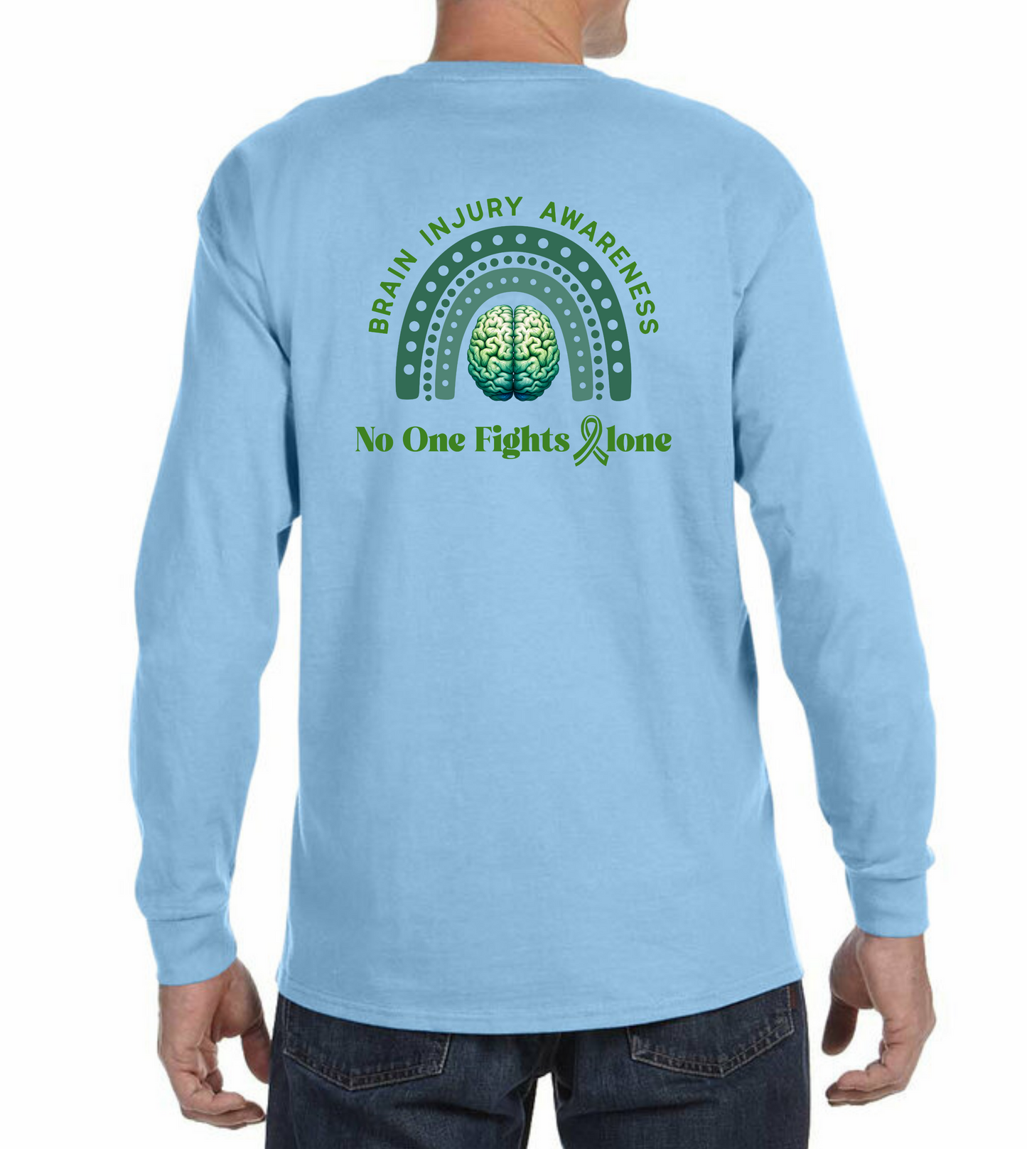 Strive Brain Injury Awareness Long Sleeve - Front & Back Design