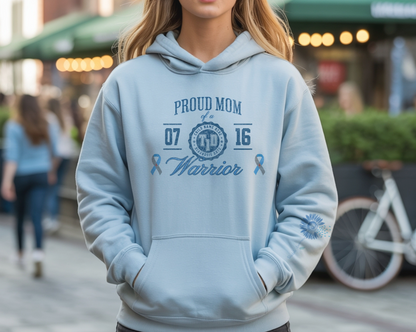 Personalized Warrior Mom Hoodie — TID Awareness Sweatshirt