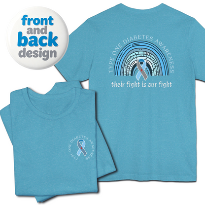 T1D Awareness Front & Back Design Tee