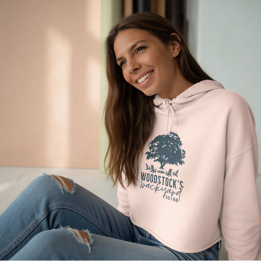 Woodstock's Backyard Crop Hoodie