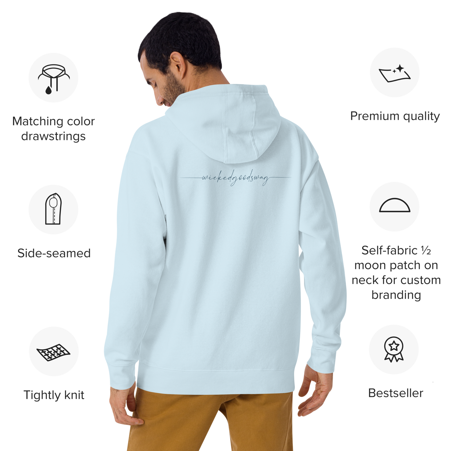 W Branded Unisex Hoodie